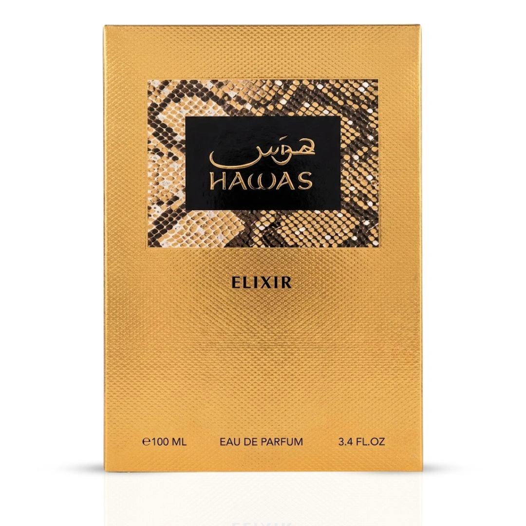 Hawas Elixer Eau de Parfum Spray 100ml (3.4 oz) by Rasasi