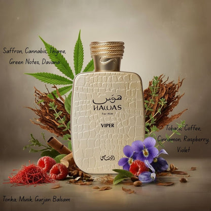 Hawas Viper EDP 100ml (3.4 oz) by Rasasi