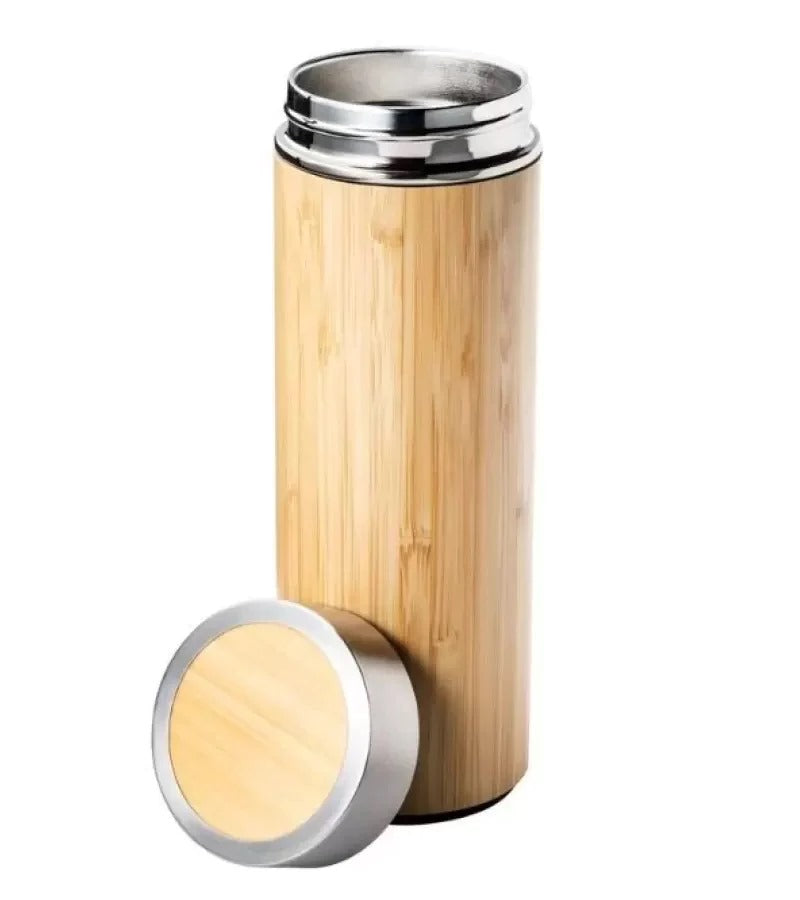 Bamboo Water Bottle with Laser Engraving