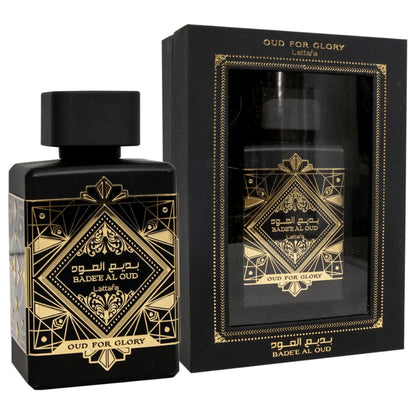 BADE'E AL OUD FOR GLORY Unisex Spray EDP 100ML (3.4Oz) Keffiyeh Fragrance