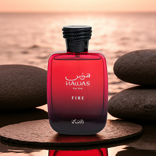 Hawas Fire For Him Eau De Parfum Spray 100ml (3.4 Oz) By Rasasi